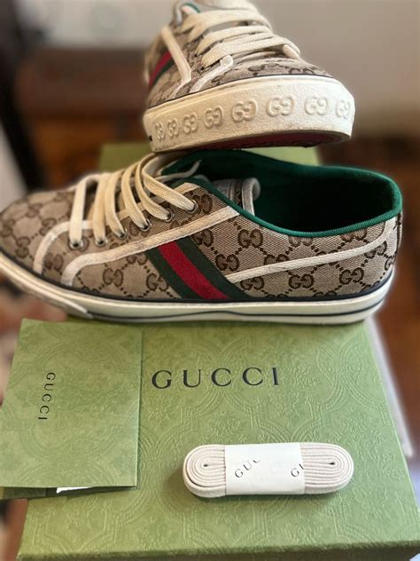 tenis gucci usados firmados